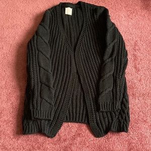 Womens Black Cardigan Size S
